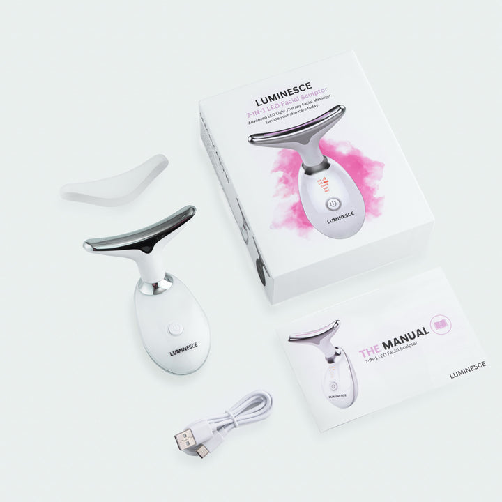 LED-ansigtsløftnings- og massageredskab 7-i-1 – Vénera