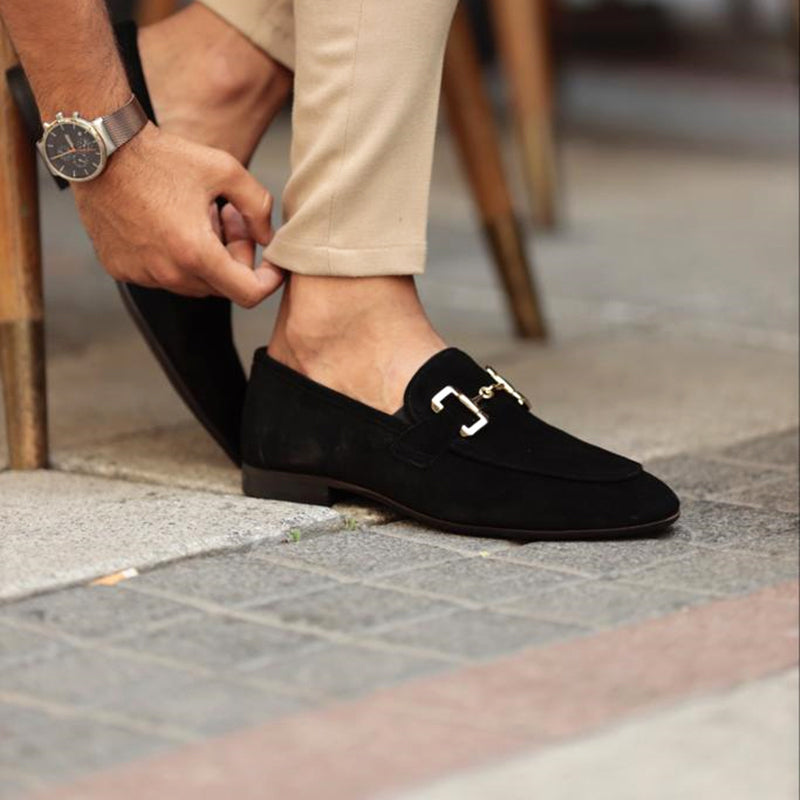 Herre-ruskindsloafers – Raffinerede og alsidige