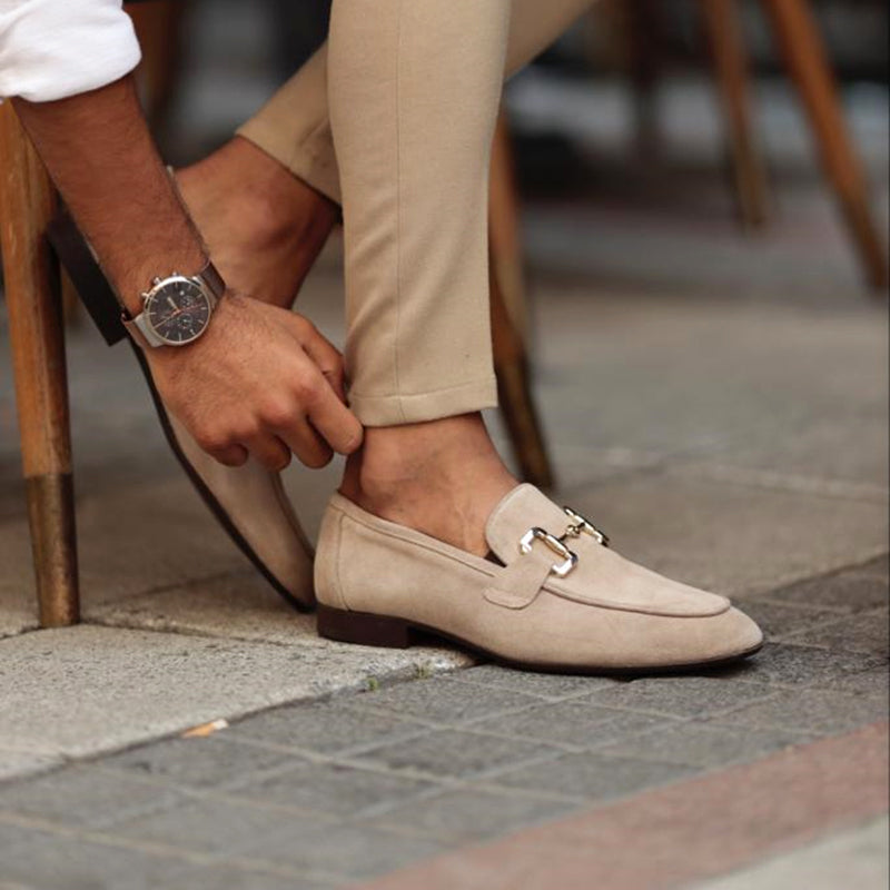 Herre-ruskindsloafers – Raffinerede og alsidige