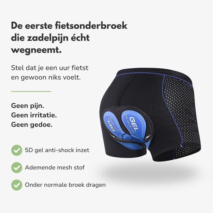 Polstrede cykelunderbukser med gel – til herrer & damer