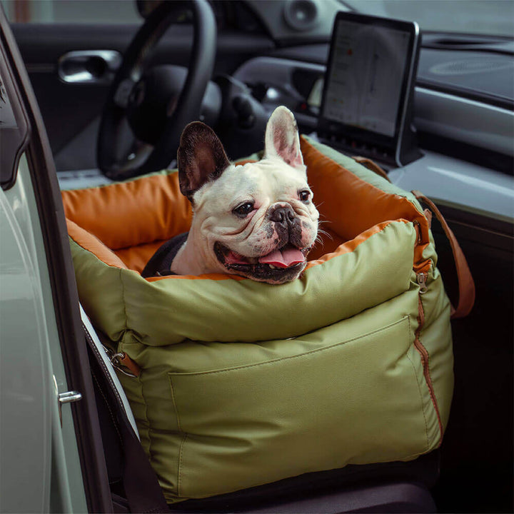 Komfortabel vinter-hundesele til bilen - PawLuxury