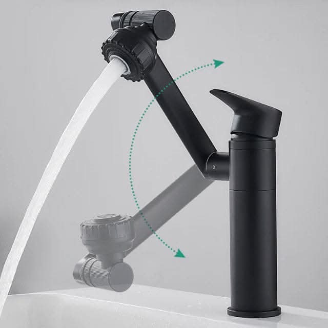 FLEXISPOUT – Fleksibel 360° vandhane med spray-funktion til håndvasken