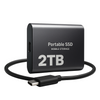Bærbar SSD-harddisk med høj hastighed og kompakt design