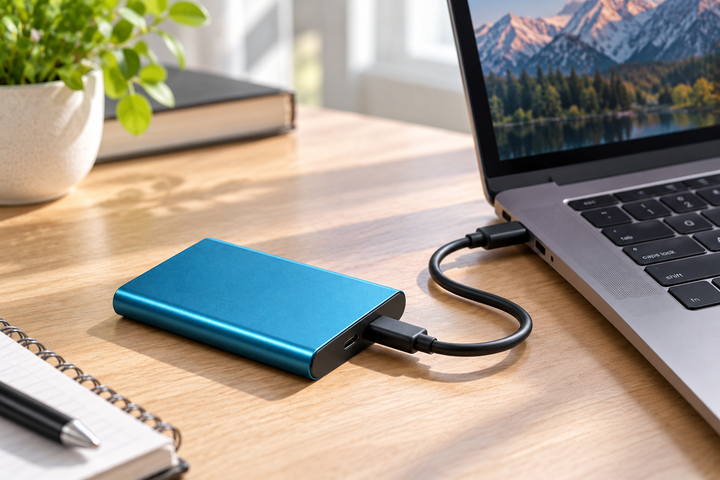 Robust ekstern SSD 30 TB til store filer