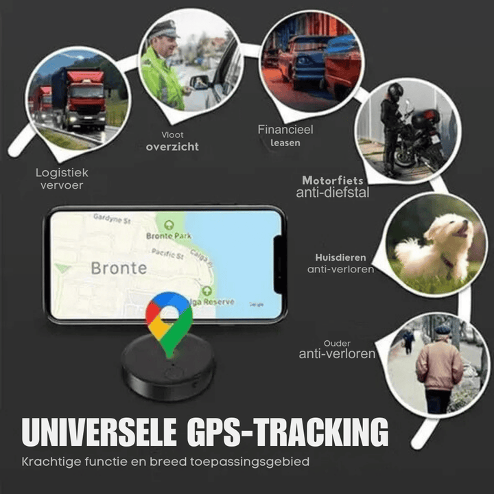 3x mini GPS-tracker - lokaliseringsenhed til bil og nøgler