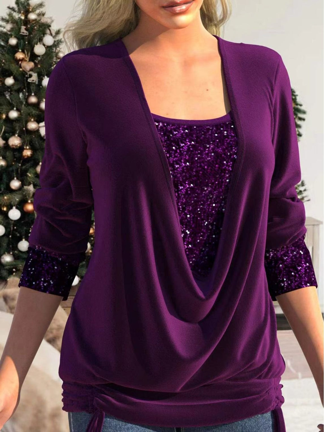 Glamourøs og behagelig Sparkle Top - Luna
