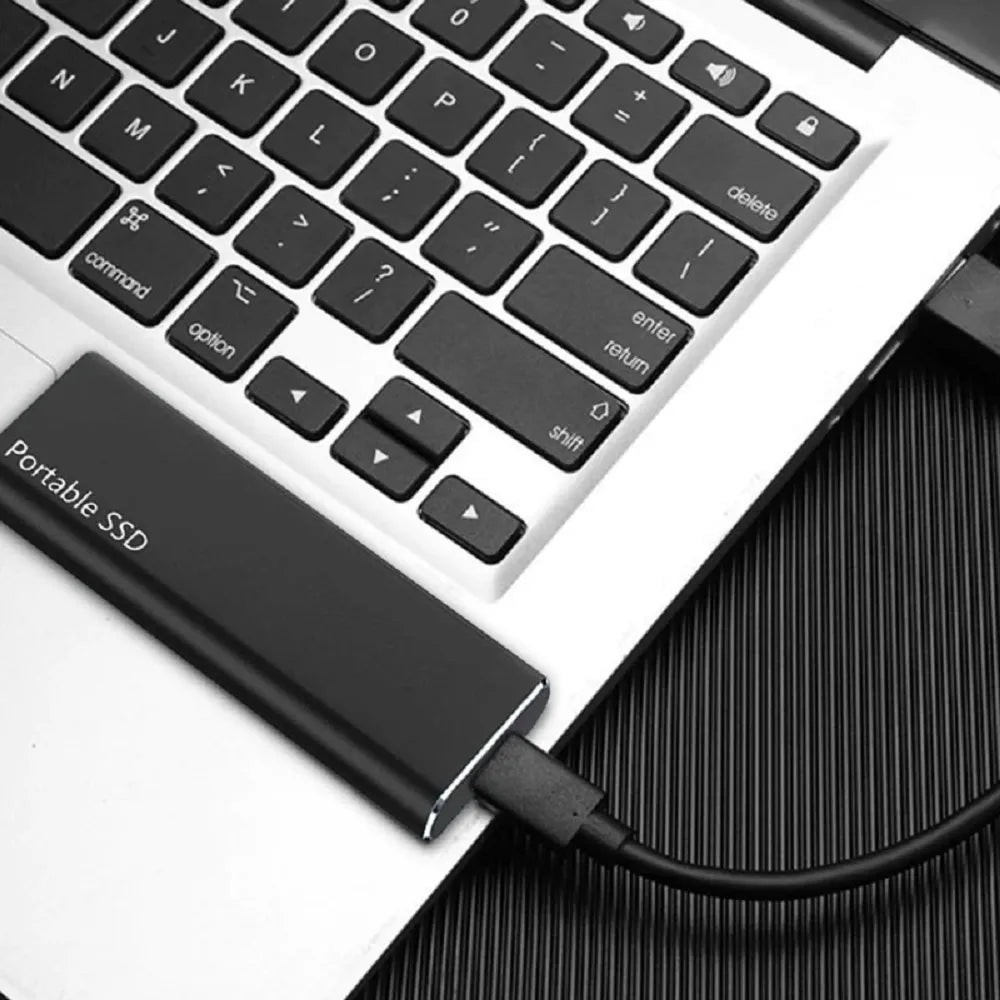 Ekstern harddisk 4TB med USB-C-tilslutning