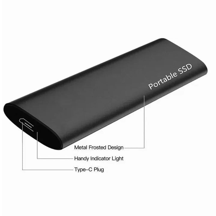 Ekstern harddisk 4TB med USB-C-tilslutning