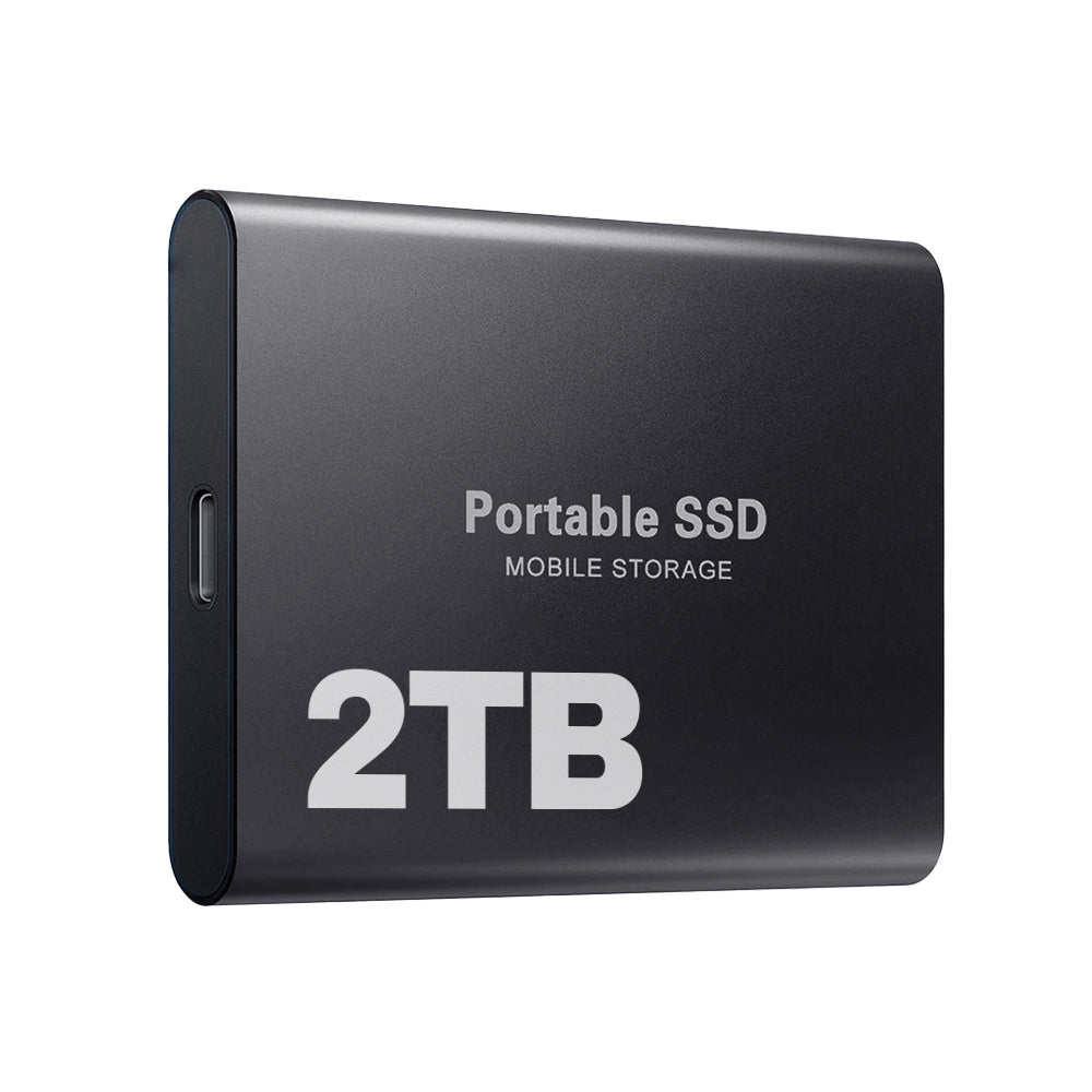 Ekstern 2 TB SSD med høj hastighed