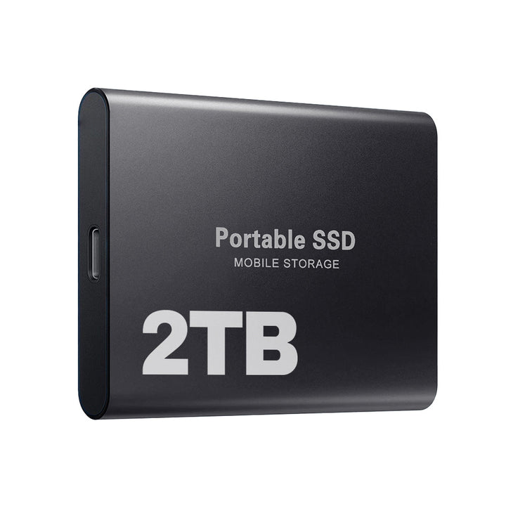 Ekstern 2 TB SSD med høj hastighed