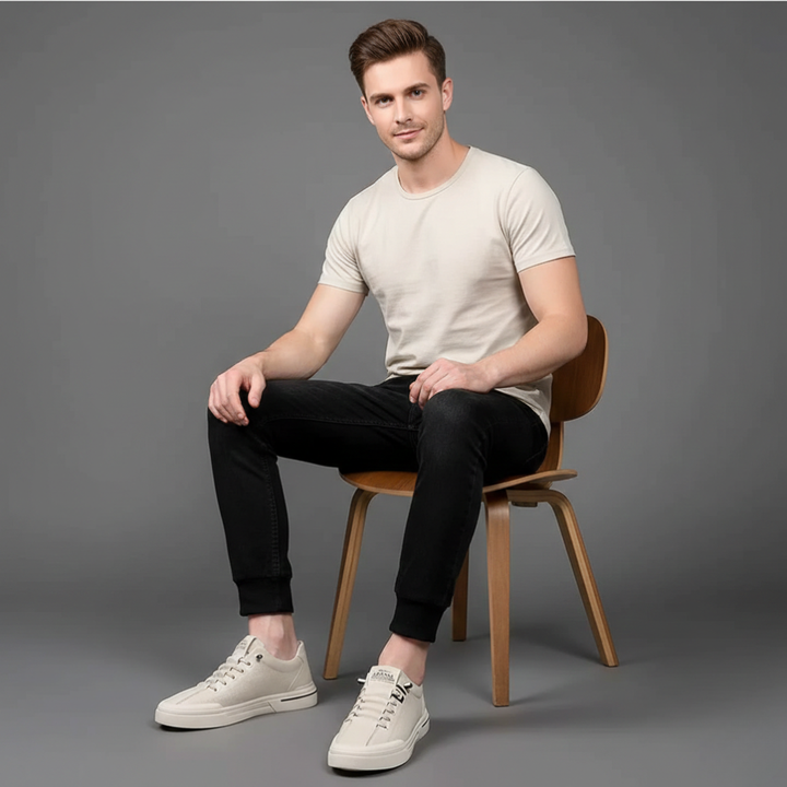 Stilfulde herresneakers med moderne, urban appel