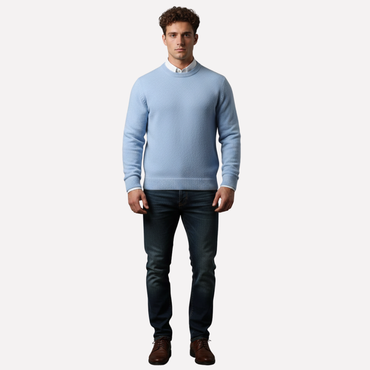 Faux Cashmere Sweater Mænd