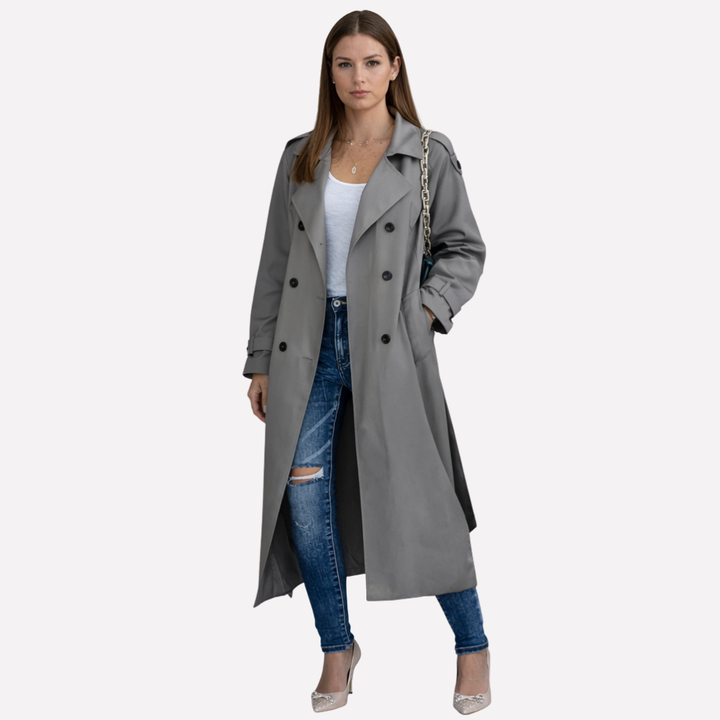 Women's Long Trench Coat Timeless & Functional