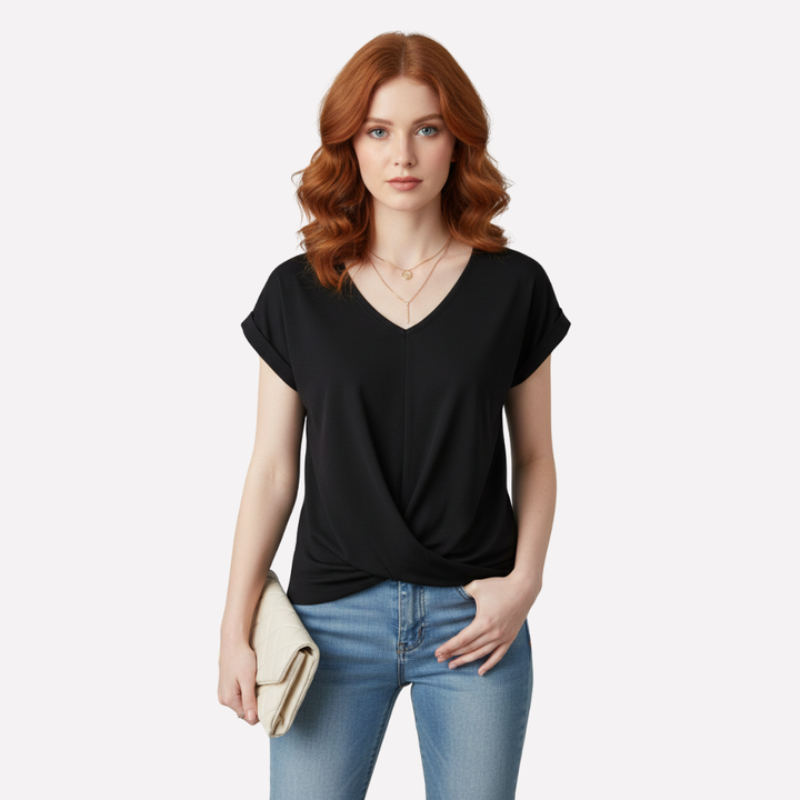 Afslappet kortærmet T-shirt