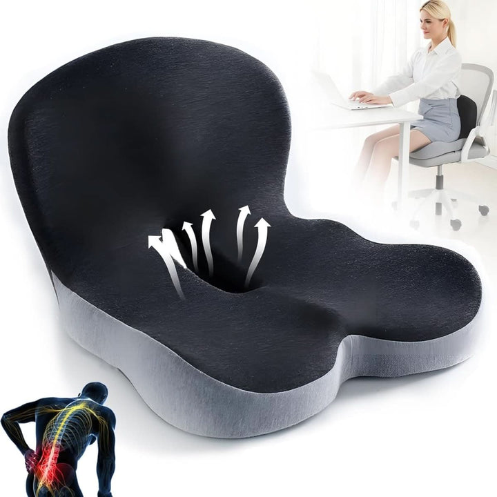ERGOCOMFORT PAD – Memory Foam Pude af Premiumkvalitet til Kropsholdning og Komfort