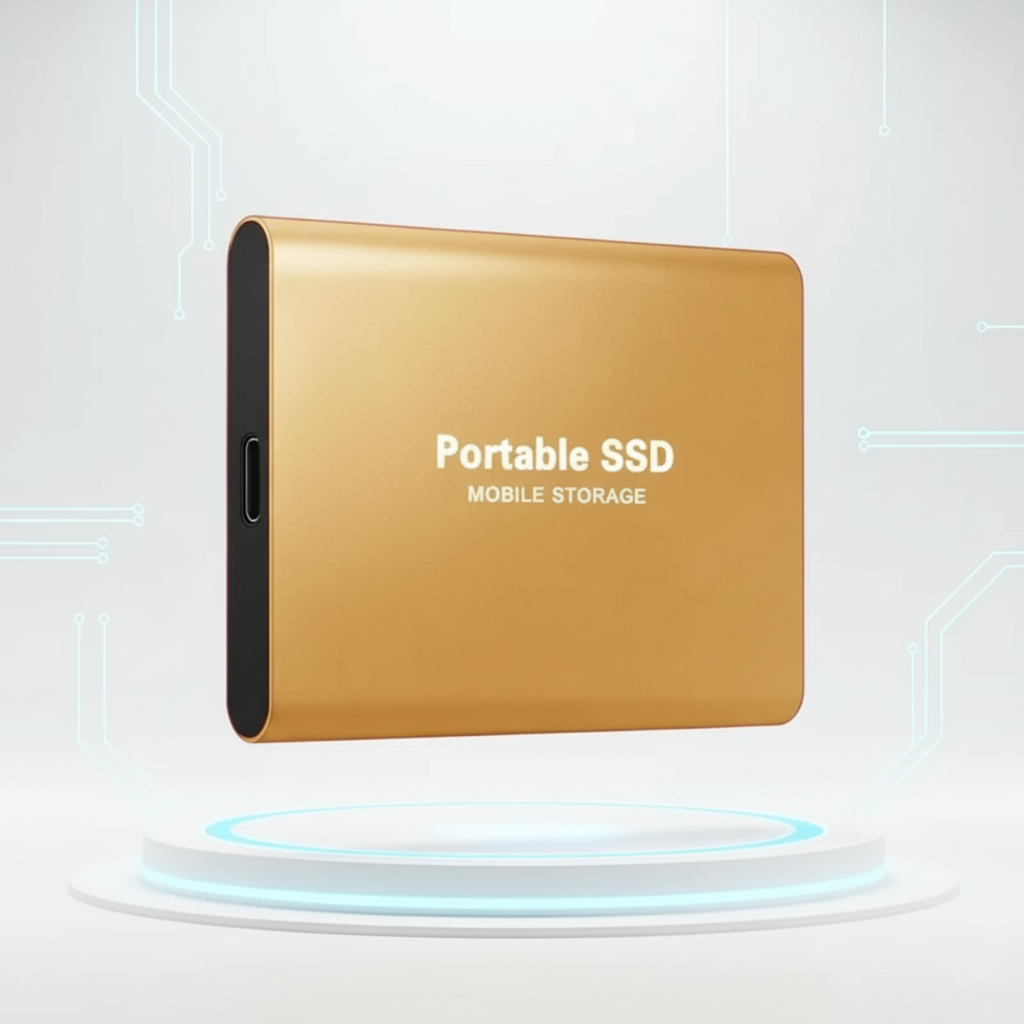 Bærbar ekstern SSD med USB 3.1 – høj kapacitet til på farten