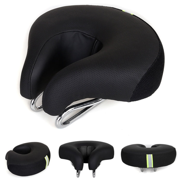Cykelsadel | Nosefri, ergonomisk | Ekstra tyk skumpolstring | Ridora