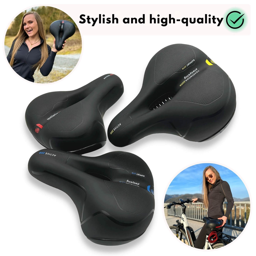 Cykelsadel | Ergonomisk komfort | Stødabsorberende design