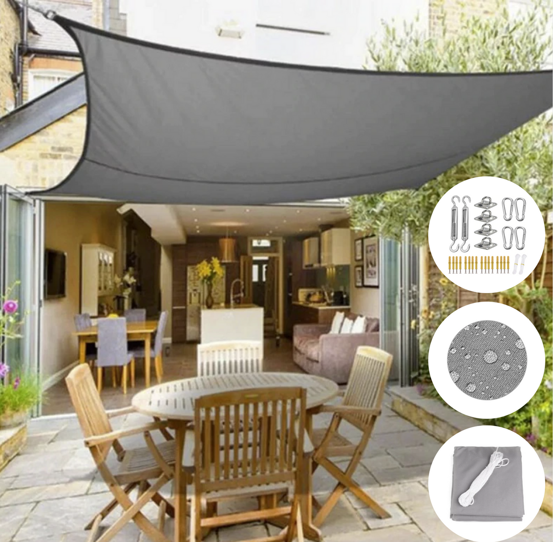 Lunero Luxe skyggesejl | Vandtæt & beskyttende, dekorativt til din altan eller terrasse!