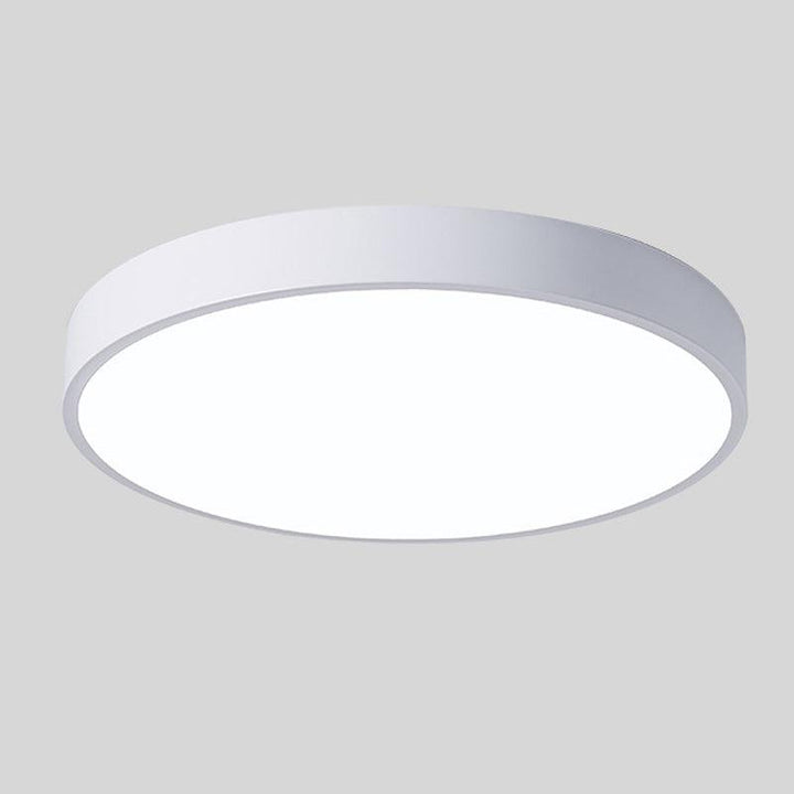 Rund Nordic Macaron-loftlampe i træ