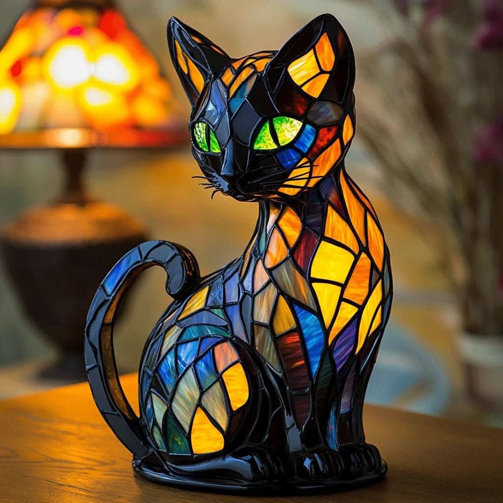 FELILUX – Legende LED-natlampe med kat-design og blødt ambientelys