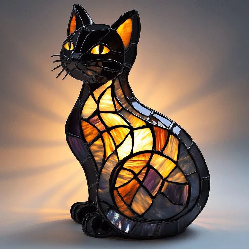 FELILUX – Legende LED-natlampe med kat-design og blødt ambientelys