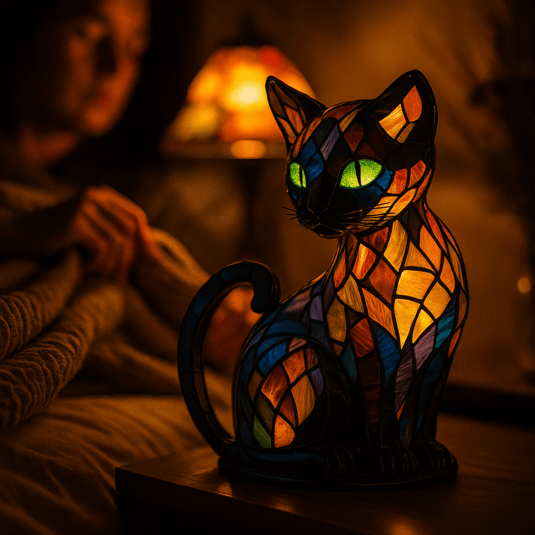 FELILUX – Legende LED-natlampe med kat-design og blødt ambientelys