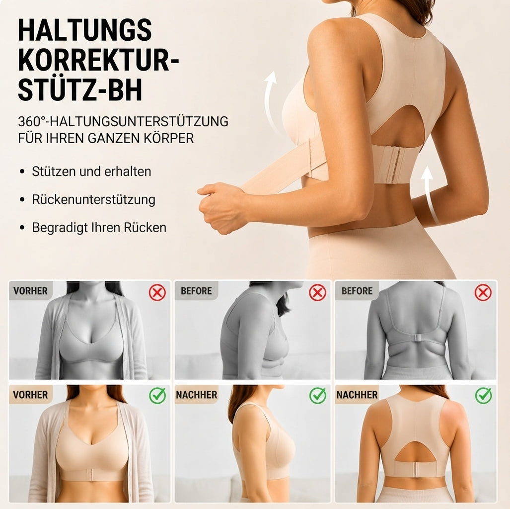 Støttende kropsholdnings-BH