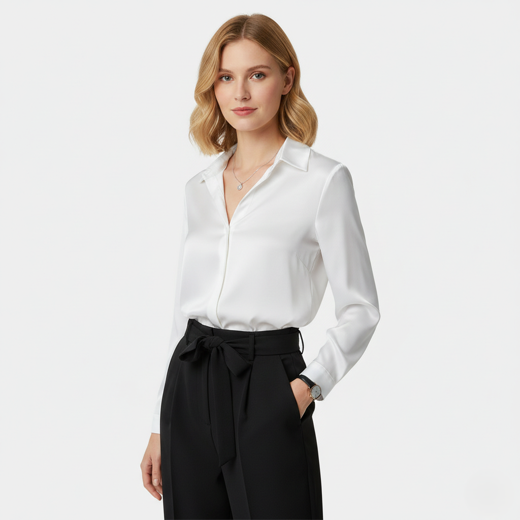 Alsidig Bluse Stilfulde Kvinder ' s Wear
