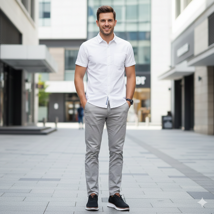 Åndbare sneakers i mesh til mænd