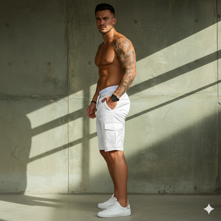 Stilfulde Mænd Cargo Shorts