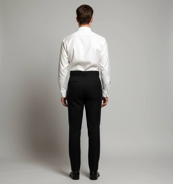 Herreuldbukser med bælte – Elegant stil til formelt og smart-casual tøj