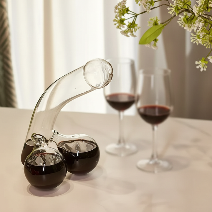 Glaskaraffel | Elegant design og 650 ml kapacitet | Transparent
