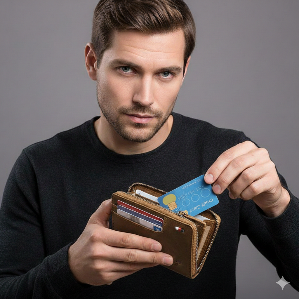 Stilfuld, Kompakt Tegnebog med RFID-Beskyttelse