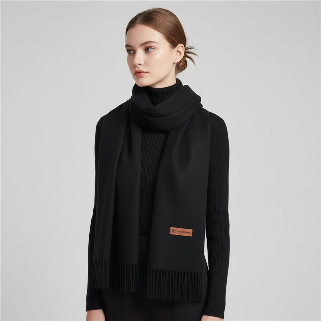 Stort cashmere-tørklæde - Cashluxe