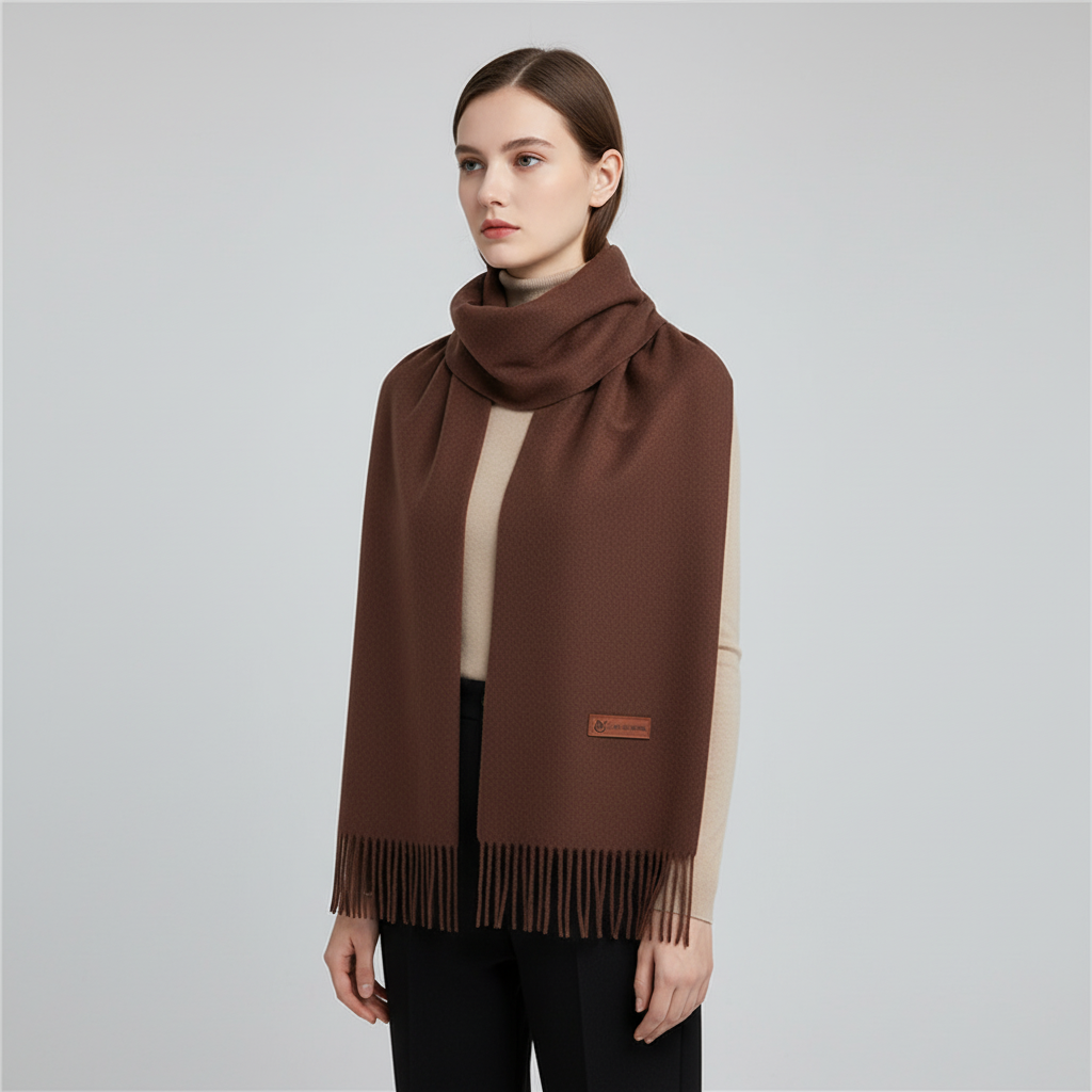 Stort cashmere-tørklæde - Cashluxe