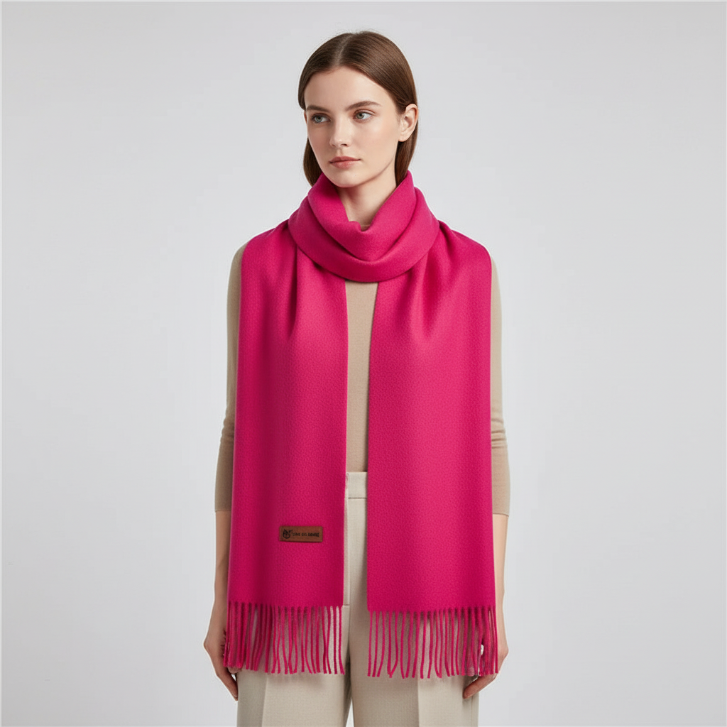 Stort cashmere-tørklæde - Cashluxe