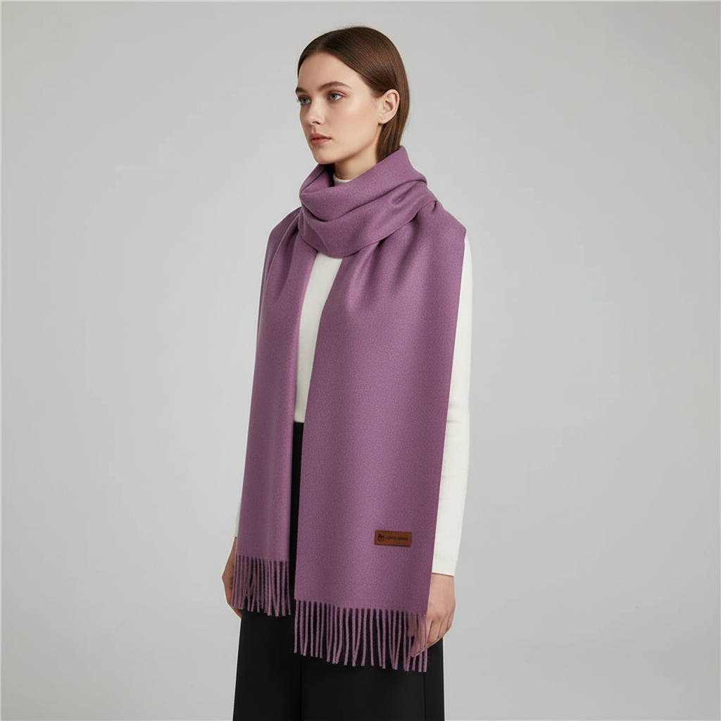 Stort cashmere-tørklæde - Cashluxe