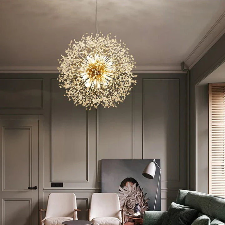 Eksklusiv krystallysekrone – Elegant loftslampe til raffinerede interiører