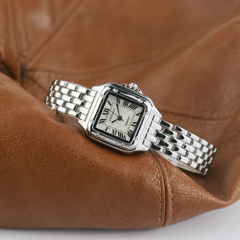 Elegant firkantet dameur - Arlette