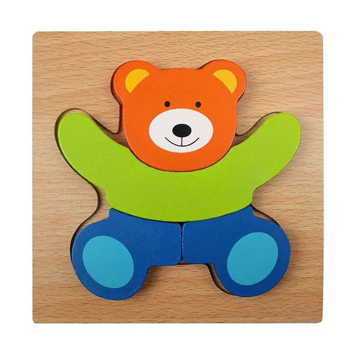 Montessori-puslespil i træ – ColourJoy (køb 1, få 1 gratis)