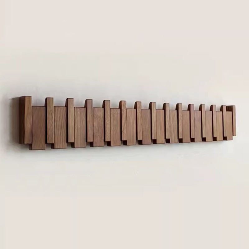 Knagerække i træ til væg – foldbare kroge med minimalistisk design