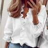 Chic flæsebluse