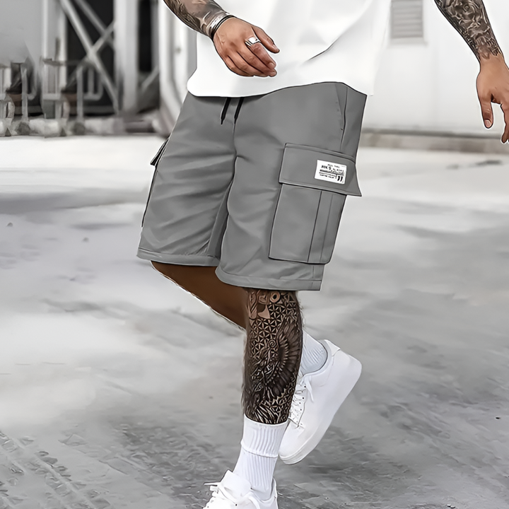 Herre cargo shorts Casual løs pasform shorts