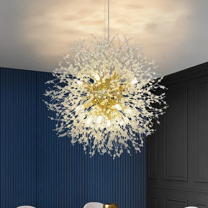 Eksklusiv krystallysekrone – Elegant loftslampe til raffinerede interiører