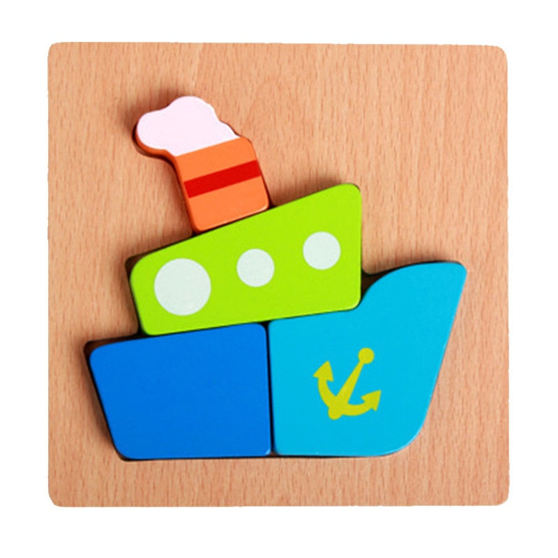 Montessori-puslespil i træ – ColourJoy (køb 1, få 1 gratis)