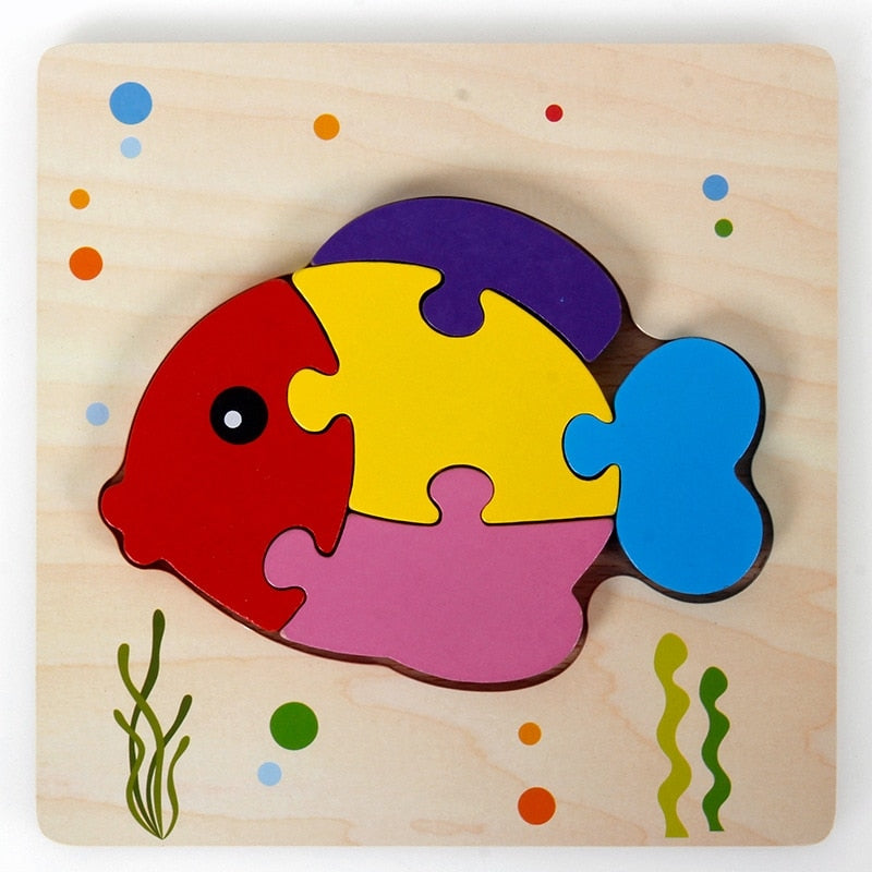 Montessori-puslespil i træ – ColourJoy (køb 1, få 1 gratis)
