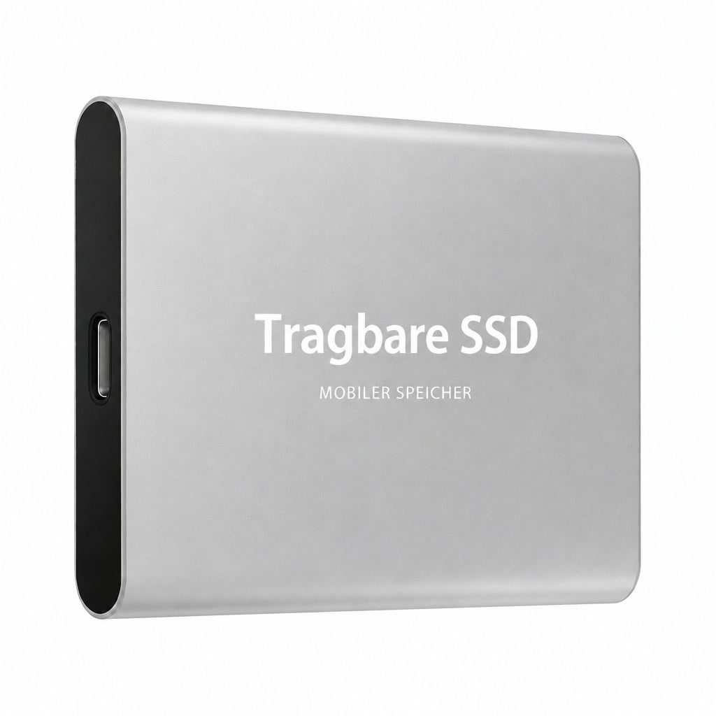 Bærbar 30 TB SSD med robust hus