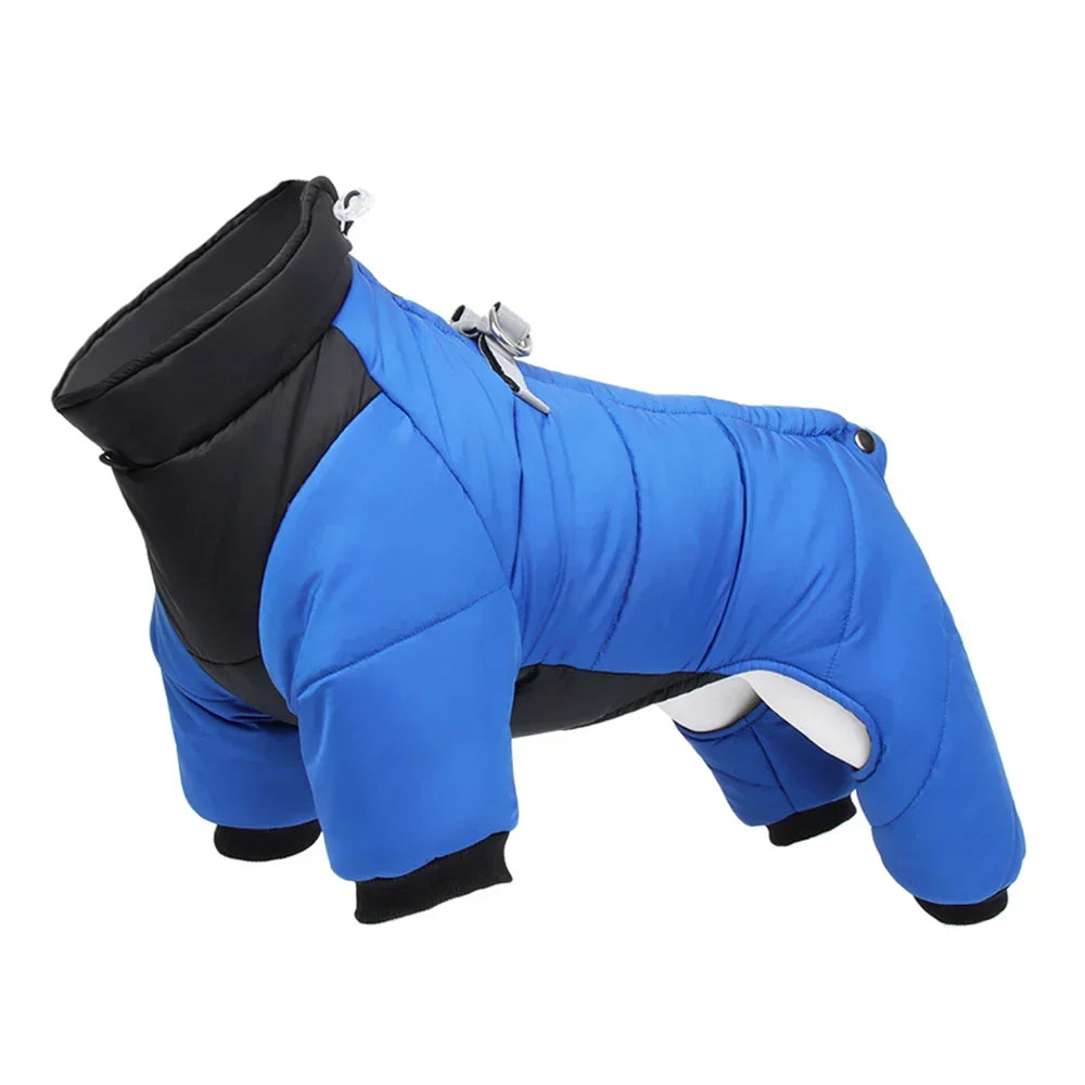FurLuxe vandtæt vinterjakke med sele - hundejakke til små og mellemstore hunde