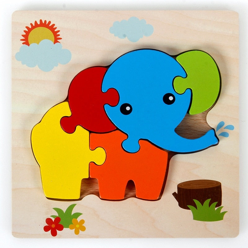 Montessori-puslespil i træ – ColourJoy (køb 1, få 1 gratis)